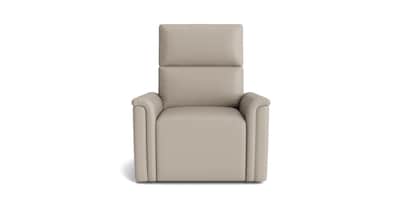Harris Leather Pad Arm Zero Gravity Power Recliner