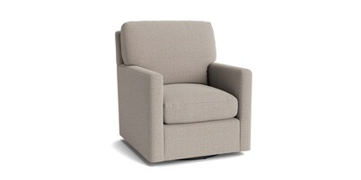 Trent Thin Track Arm Swivel Glider Chair