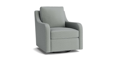 Scarlett Slope Arm Swivel Glider Chair