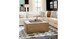Leather Square Ottoman