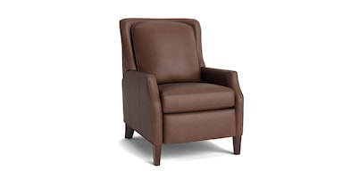 Kent Leather Slope Arm Manual Recliner