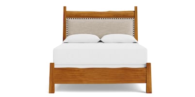 Heritage Live Edge Upholstered Bed