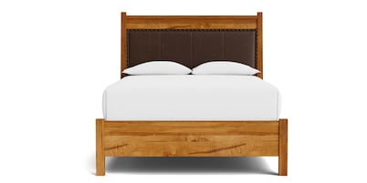 Heritage Leather Upholstered Bed
