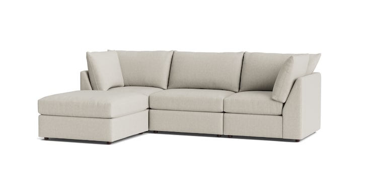 Beckham 4 Piece Sectional + Ottoman image number 2