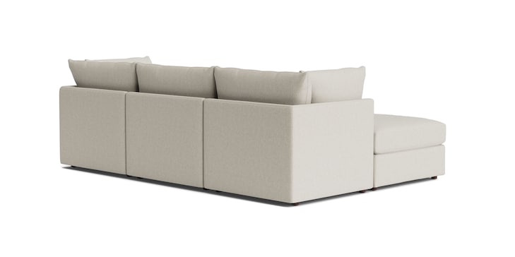 Beckham 4 Piece Sectional + Ottoman image number 3