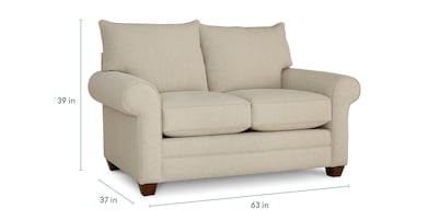 Alexander Roll Arm Loveseat