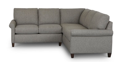 Spencer Roll Arm L-Shaped Sectional