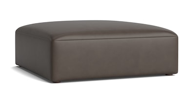 Clyde Leather Ottoman