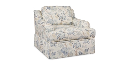 Stockten English Arm Skirted Chair