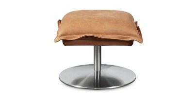Dunn Leather Ottoman
