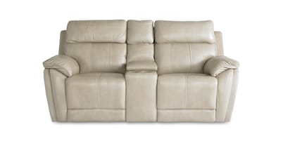 Levitate Leather Power Reclining Loveseat with Center Console