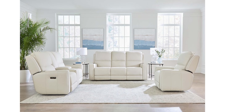 Power Loveseat w/console image number 1