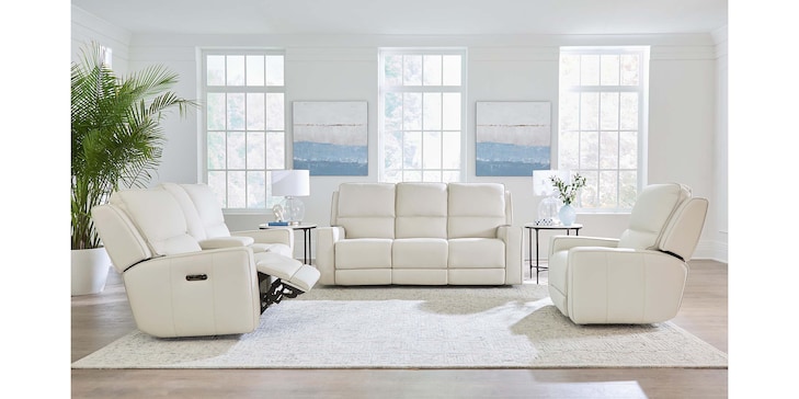 Power Loveseat w/console image number 2
