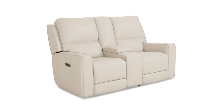 Power Loveseat w/console image number 3
