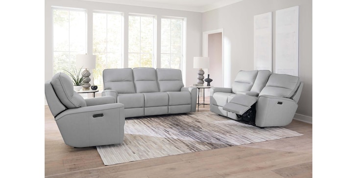 Power Loveseat w/console image number 2