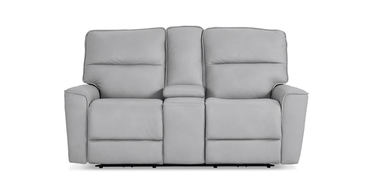 Power Loveseat w/console image number 0