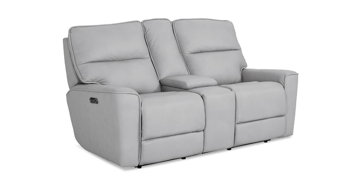 Power Loveseat w/console image number 3