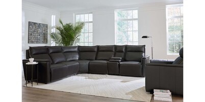 Chauncey Leather Power Reclining Sectional