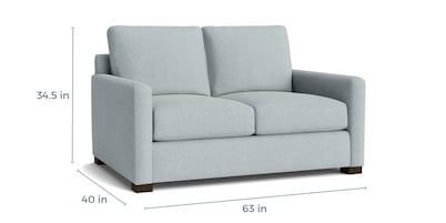 Colby Thin Track Arm Loveseat