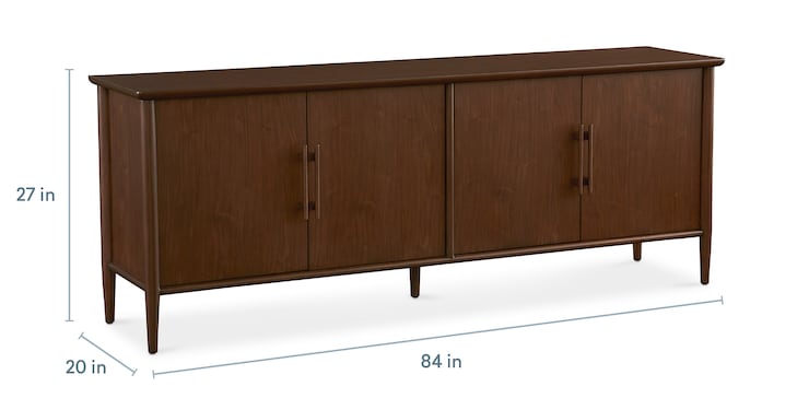 84" Closed Sideboard image number 4