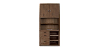 B Logic Work Center with Door Hutch