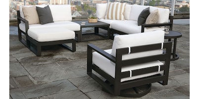 Bonavista Outdoor Track Arm Sectional