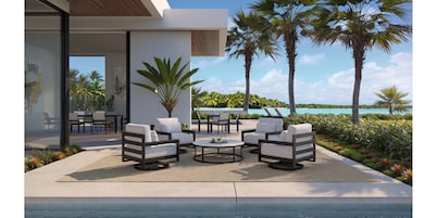 Greyson Outdoor Round Cocktail Table 