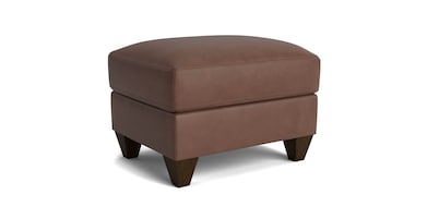 True Custom® Leather Ottoman