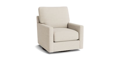 True Custom® Track Arm Swivel Chair