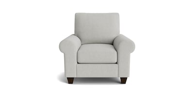 True Custom® Large Roll Arm Accent Chair