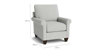 True Custom® Track Arm Accent Chair
