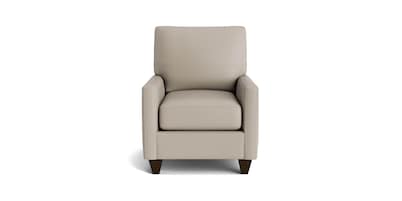 True Custom® Leather Track Arm Accent Chair