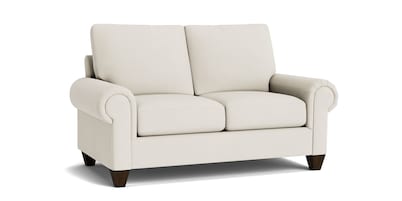 True Custom® Large Panel Arm Loveseat
