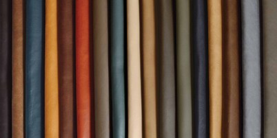Jamestown Leather Ottoman