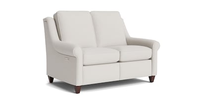 Magnificent Motion Roll Arm Reclining Loveseat