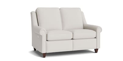 Magnificent Motion Panel Arm Reclining Loveseat