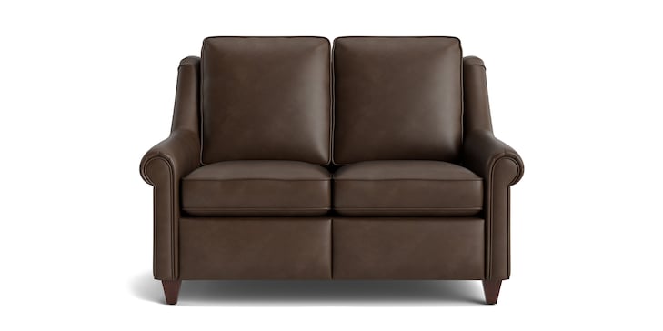 Reclining Leather Loveseat image number 0