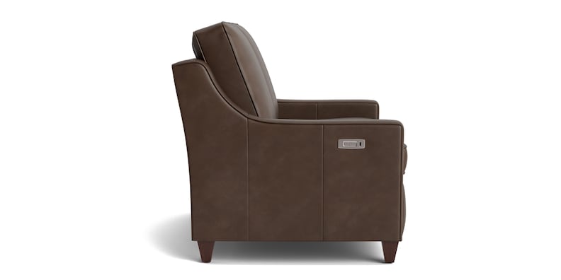Reclining Leather Loveseat image number 2
