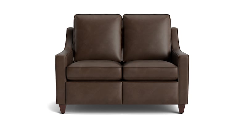 Reclining Leather Loveseat image number 0