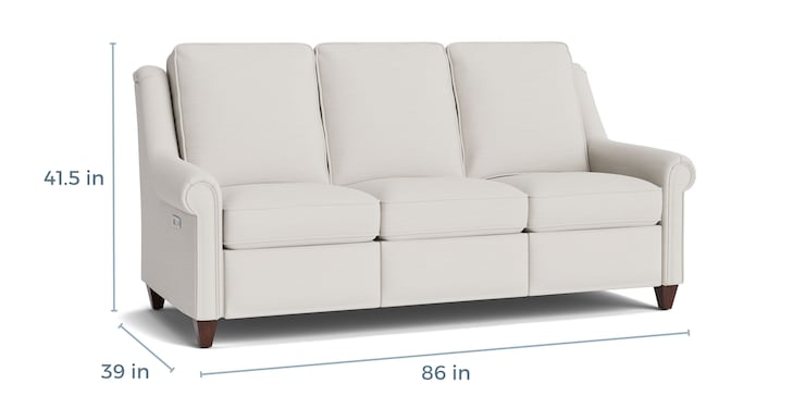 Reclining Fabric Sofa image number 3