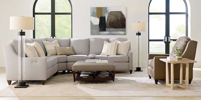 Magnificent Motion Slope Arm Reclining Sectional