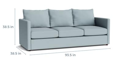 Beckham Outdoor Thin Track Arm Sofa